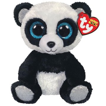 TY Beanie Boo's Cuddly Toy Panda Bear Bamboo 15 cm