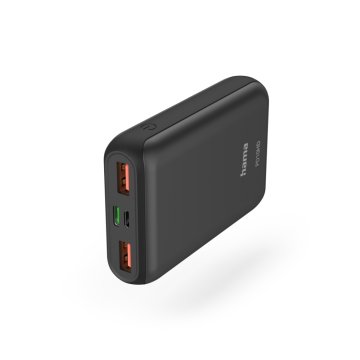 Hama Power Pack PD10-HD 10000mAh 2x USB-A 1x USB-C Pre rýchle nabíjanie Antr.