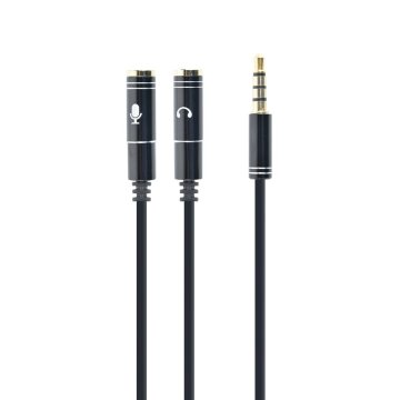 Kábel Audio Jack (3,5 mm) Rozdvojka GEMBIRD CCA-417M 20 cm