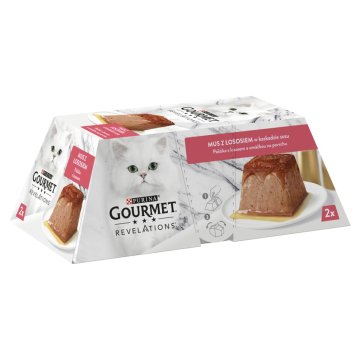 Krmivo pre mačky Purina Gourmet Lososová 2 x 57 g