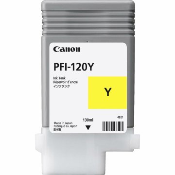 Originálne atramentové náplne Canon PFI-120Y Žltá