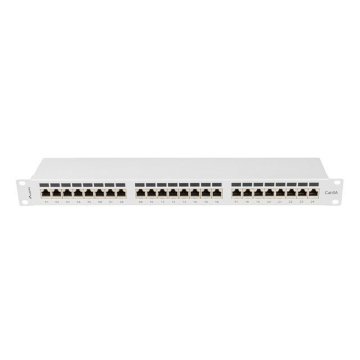 Patch Panel 24 Portov UTP Kategória 5e Lanberg PPSA-1024-S