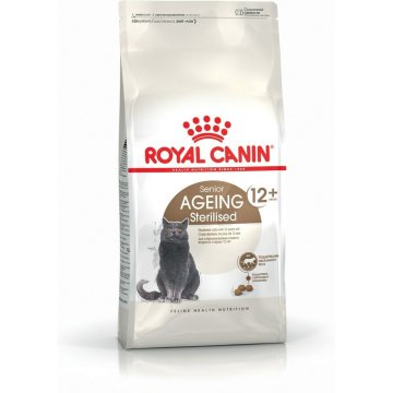 Krmivo pre mačky Royal Canin Senior Ageing Sterilised 12+ Senior Kurča Kukurica Rastlinný Vtáky 400