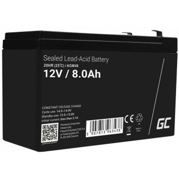 Batéria pre Systém Neprerušovaného Napájania UPS Green Cell AGM46 8000 mAh 12 V