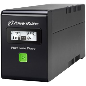 Interaktívny Systém Neprerušovaného Napájania UPS Power Walker VI 600 SW FR 360 W