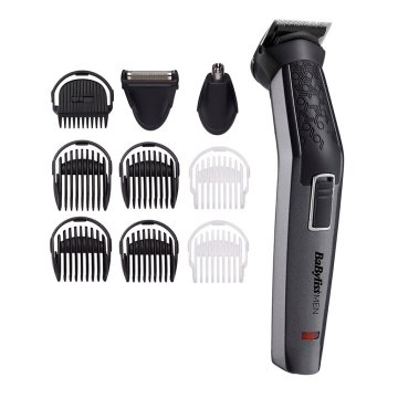 Babyliss MT727E Carbon Titanium 10in1 Multi Trimmer Black/Silver