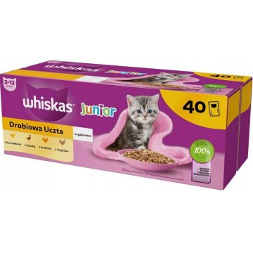 Krmivo pre mačky Whiskas Junior 40 x 85 g