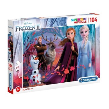 Clementoni Disney Frozen 2 Supercolor Puzzle 104 dielikov