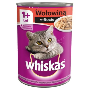 Krmivo pre mačky Whiskas Teľacie mäso 400 g