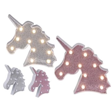 Trblietavé LED svetlo Unicorn