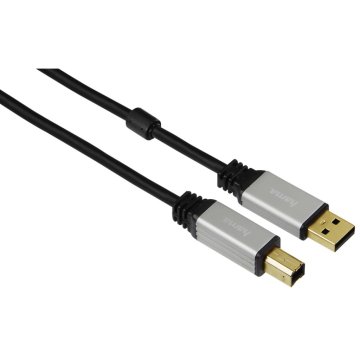 Hama USB prepojovací kábel AB 1,8M/