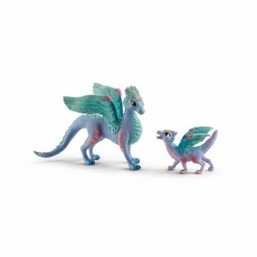 Pohyblivé figúrky Schleich Flower dragon with its little one