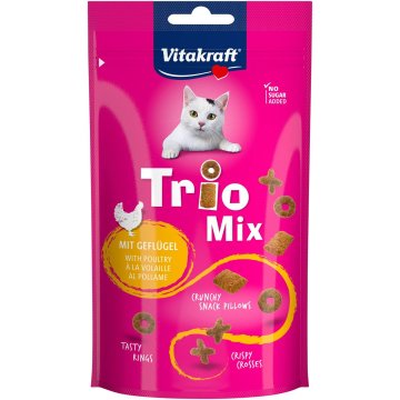 Snack for Cats Vitakraft Trio Mix Poultry Vtáky 60 g