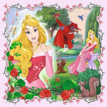 Trefl Puzzle 3v1 Disney Princess 20-50 dielikov