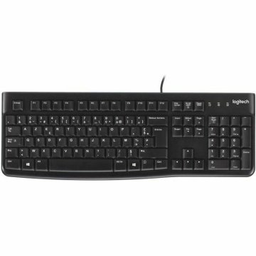 Klávesnica Logitech K120 Čierna Francúzština AZERTY