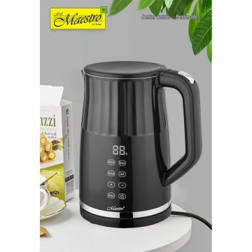 Kanvica Feel Maestro MR-049 Čierna Transparentná 2200 W 1,7 L