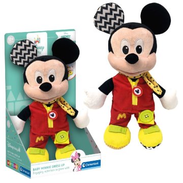 Clementoni Baby Disney Mickey Mouse zdobiaca plyšová hračka