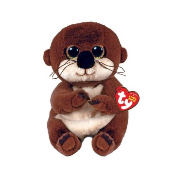 TY Čiapka Babies Cuddly Toy Otter Mitch 15 cm