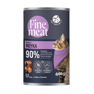 Krmivo pre mačky PETREPUBLIC Fine Meat 400 g