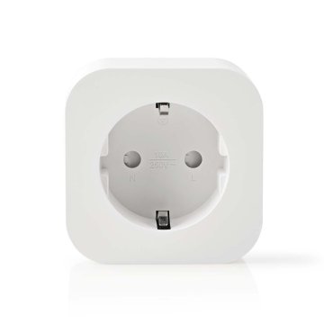 Nedis WIFIP130FWT Wi-Fi Smart Plug Schuko Typ F 10 A