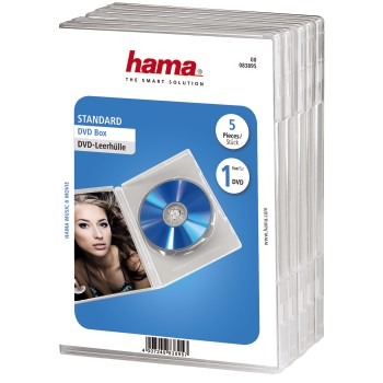 Hama DVD box Transparent 5bal