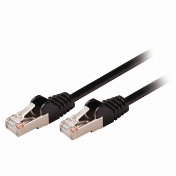 Nedis CCGP85121BK10 Cat5e SF/UTP sieťový kábel Rj45 samec - Rj45 samec 1,0 M čierny