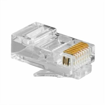 Konektor RJ45 Kategória 5 UTP GEMBIRD PLUG3UP6/100 Čierna Transparentná 100 uds 100 kusov