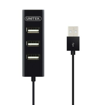 USB Hub 3 Porty Unitek Y-2140 Čierna