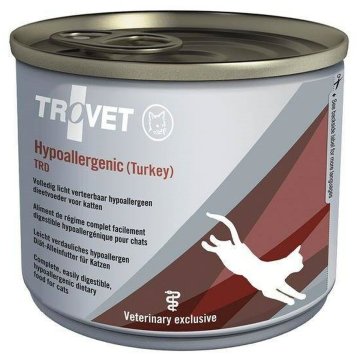 Krmivo pre mačky Trovet Hypoallergenic TRD Páv 200 g