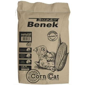 Piesok pre mačky Super Benek Super Benek CORN 25 L