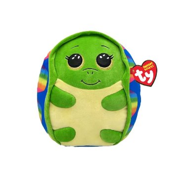 TY Squishy Beanies Cuddly Cushion Turtle Shruggie 20 cm