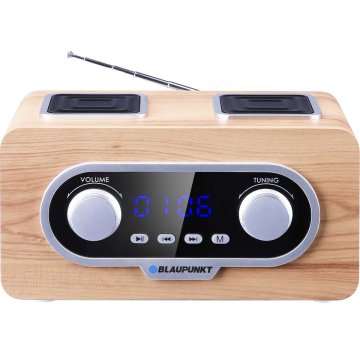 Radio Blaupunkt PP5.2CR Biela Gaštanová Drevo