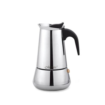 Moka Kanvica Feel Maestro MR-1660-4 Čierna Striebristý Nerezová oceľ 18/10 200 ml 4 Šálky