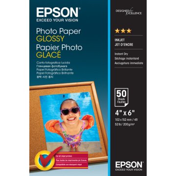 Lesklý Fotografický Papier Epson C13S042547 Brillo (10 x 15 cm)