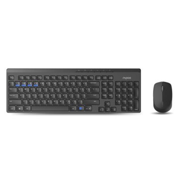 Rapoo Keyboard Combo Mm Black 8100m