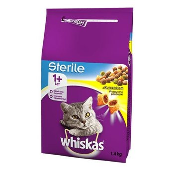 Krmivo pre mačky Whiskas Dospelý Kurča 1,4 Kg