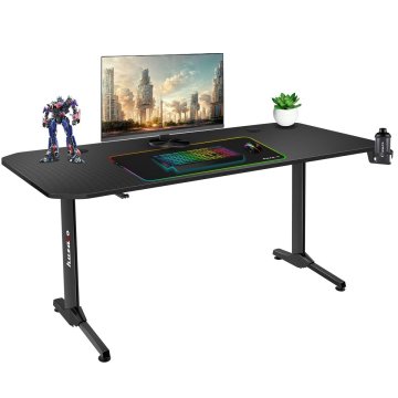 Stôl Gaming Huzaro HZ-Hero 4.7 Čierna Drevo MDF 160 x 75 cm