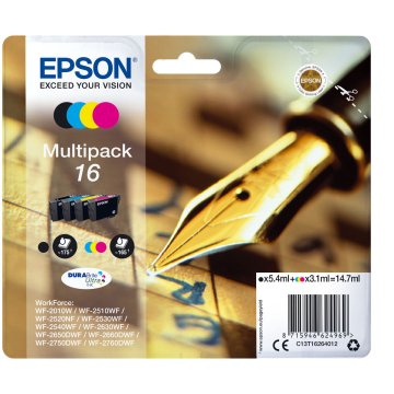 Originálne atramentové náplne Epson Multipack 16 Čierna