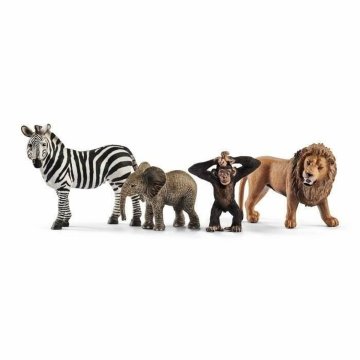 Postavičiek zvierat Schleich 42387 Wild Life: Safari 4 Kusy Plastické