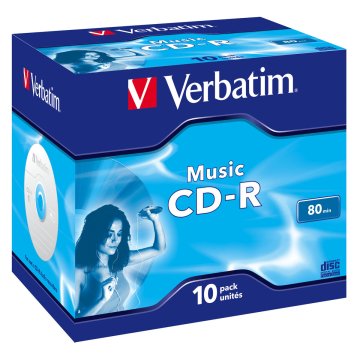 CD-R Verbatim Music CD-R 700 MB Čierna