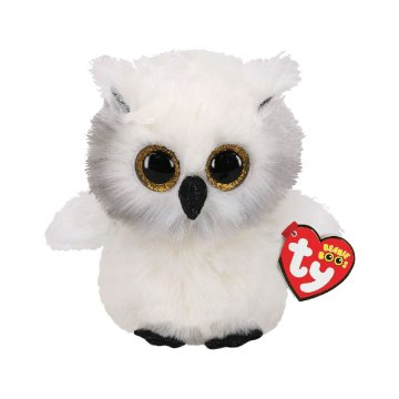 TY Beanie Boos Cuddly Toy Owl Austin 15 cm