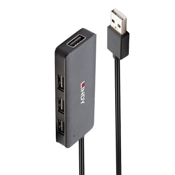 USB rozbočovač LINDY 42986 Čierna