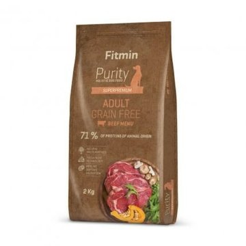 Krmivo Fitmin Purity Adult Grain free Beef Dospelý Teľacie mäso 2 Kg