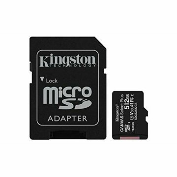 Pamäťová karta Micro SD s adaptérom Kingston Canvas Select Plus 512 GB