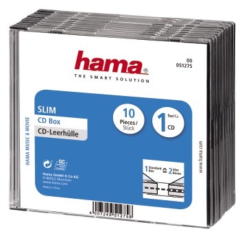 Hama CD Slim Box 10 Pack