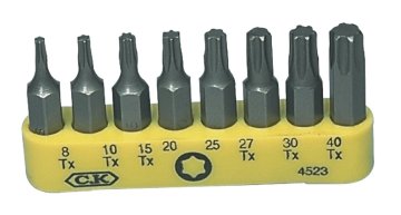 CK Ck-4523 8-dielna sada bitov Torx