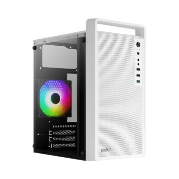 Počítačová skriňa ATX v prevedení midi-tower Aerocool PGS CS-109-G-WT-v1 FRGB Biela