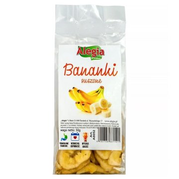 Snacks Alegia Dried bananas 50 g