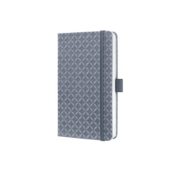 Sigel SI-JN126 notebook Jolie Flair A6 s pevnou väzbou lemovaný ľadovcovou sivou 174 strán 80 g