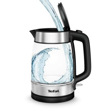 Rýchlovarná Kanvica Tefal KI7008 Striebristý Sklo 2200 W 1,7 L